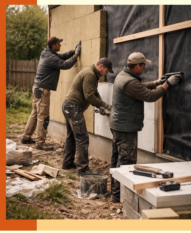 Утепление дачного дома под ключ в Видном