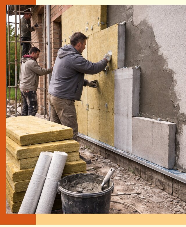 Утепление кирпичного дома под ключ в Видном