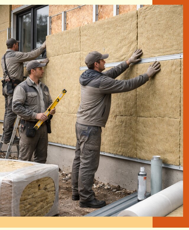 Утепление дома из SIP панелей в Видном от 6417 руб./м² под ключ | ТепломастерВдн