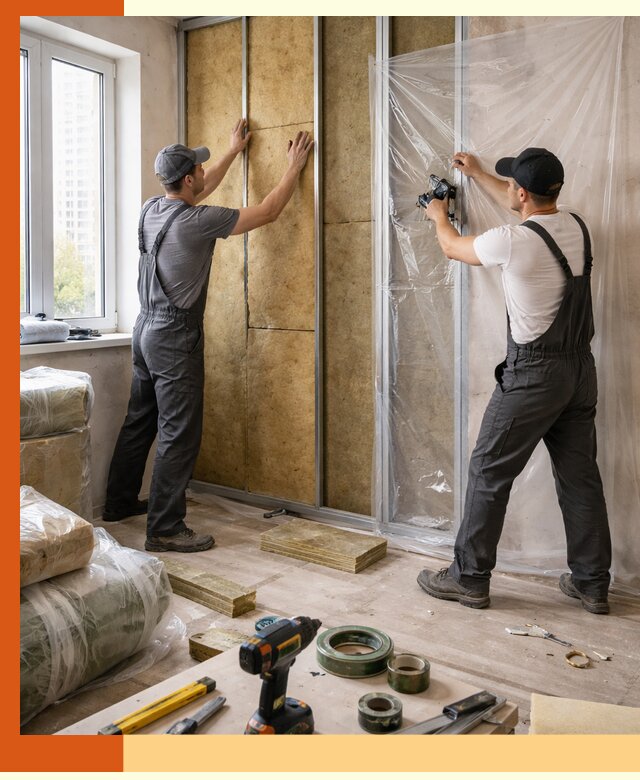 Утепление квартиры изнутри профессионально в Видном