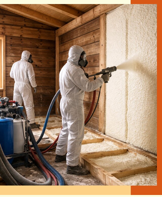 Утепление бани ппу в Видном под ключ от 4347 руб./м2 | ТепломастерВдн - напыление и монтаж ппу