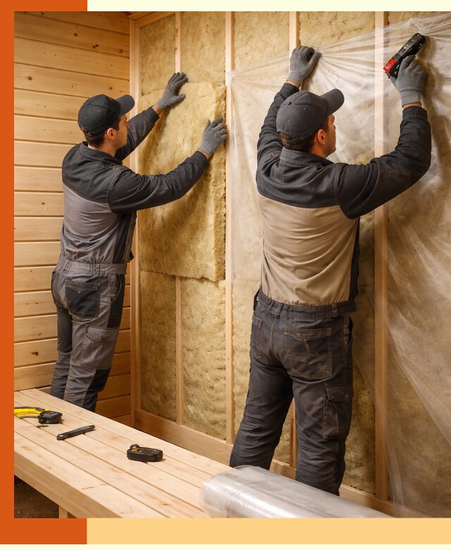 Профессиональное утепление сауны в Видном с гарантиями качества