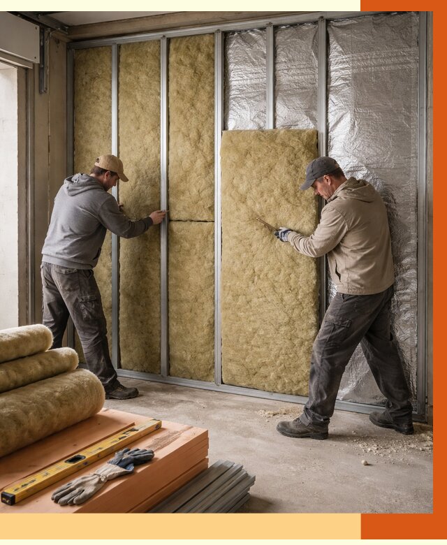 Утепление гаража изнутри в Видном от 7763 руб/м2 — работы и цена | ТепломастерВдн