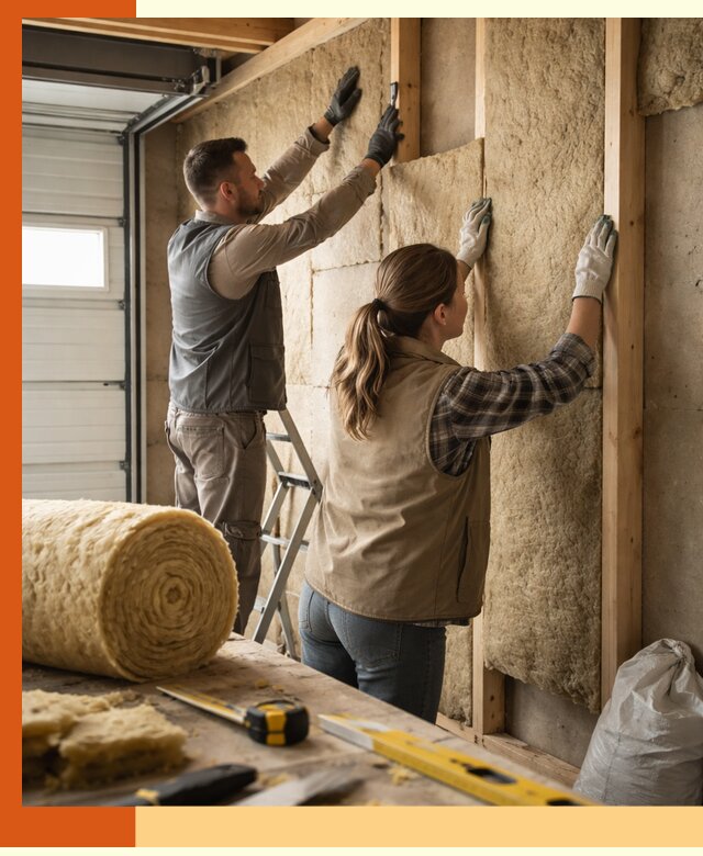 Утепление гаража изнутри в Видном: быстро и надежно