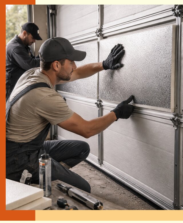 Утепление гаражных ворот в Видном качественно и надежно