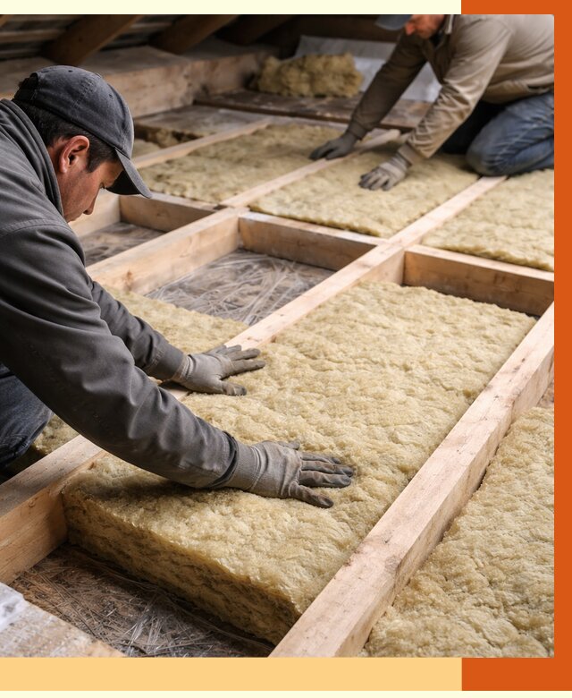 Утепление чердака минватой в Видном от 3623 руб/м2 под ключ | ТепломастерВдн