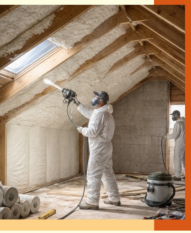 Утепление мансарды ППУ в Видном от 2846 руб./м² — заказать под ключ | ТепломастерВдн