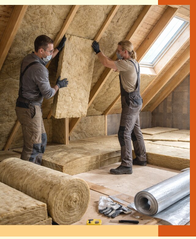 Утепление мансарды минватой в Видном от 4347 руб./м2 — монтаж и пароизоляция | ТепломастерВдн
