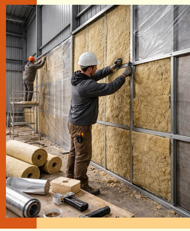 Утепление ангара в Видном — профессиональная теплоизоляция помещений