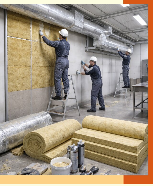 Утепление пищевого цеха в Видном от 12938 руб./м² — комплексно под ключ | ТепломастерВдн