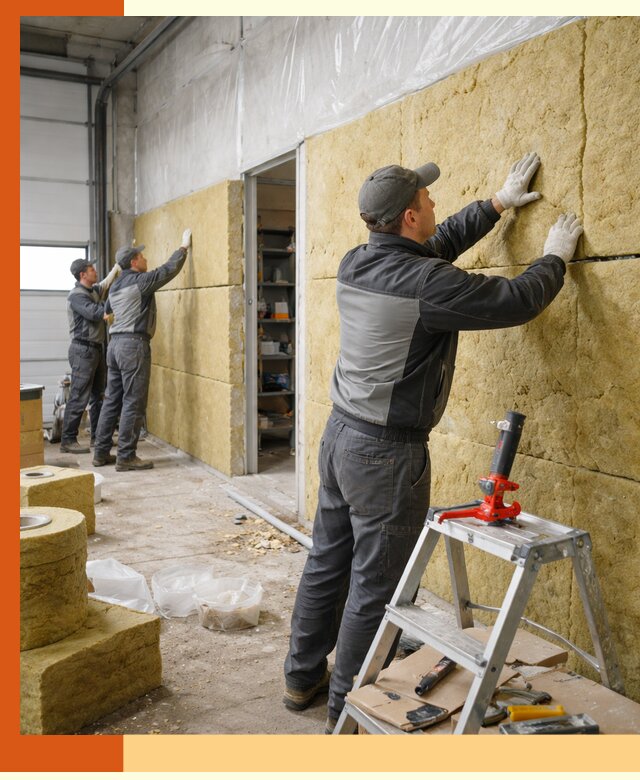 Утепление автосервиса и мастерских в Видном качественно и надёжно