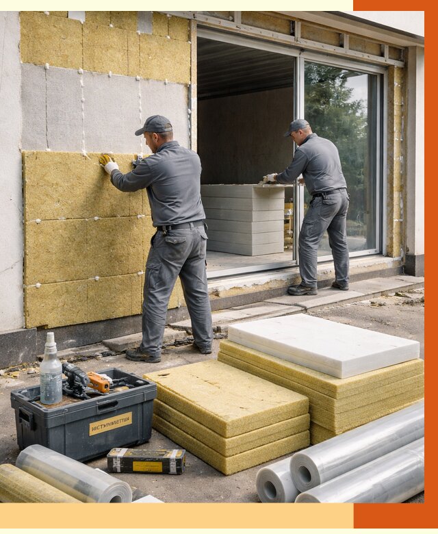 Утепление торгового павильона в Видном от 15008 руб./м² под ключ | ТепломастерВдн