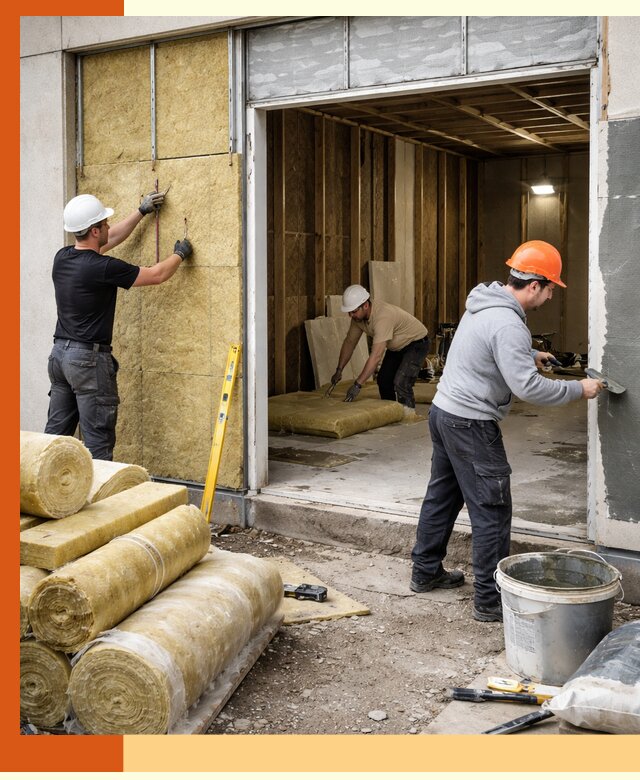 Утепление торгового павильона в Видном — качественно и энергоэффективно