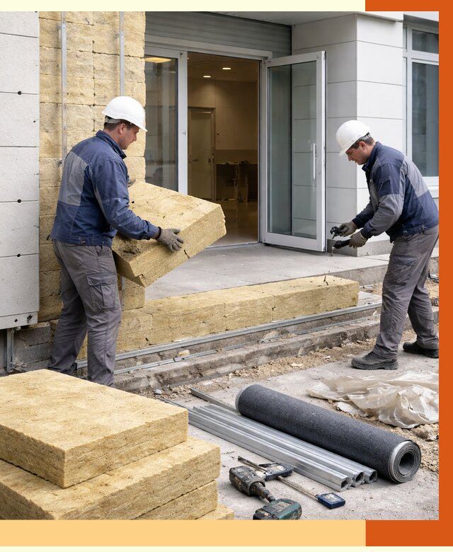 Утепление медицинского центра в Видном под ключ от 12938 руб./м² | ТепломастерВдн