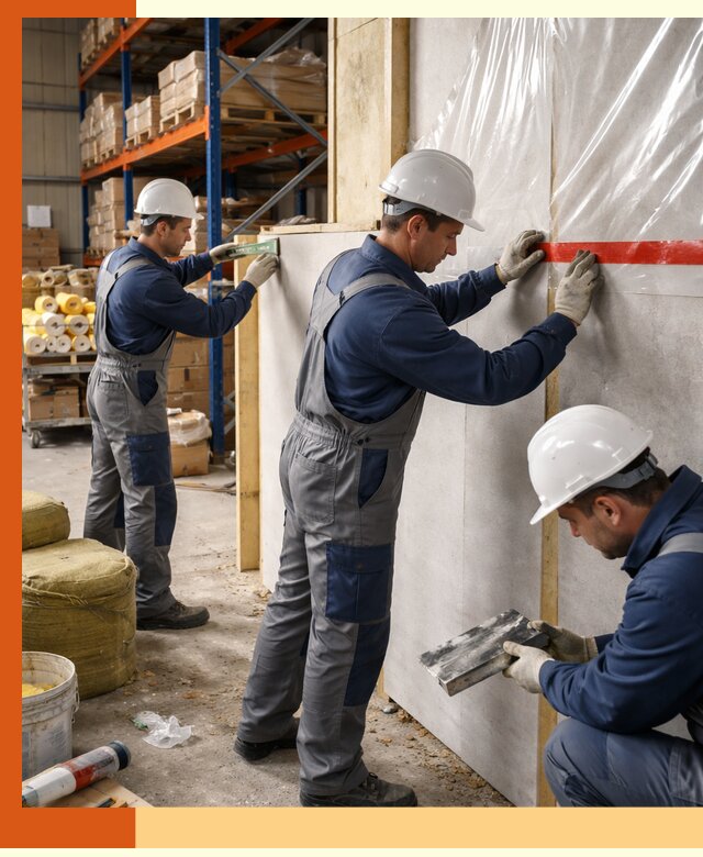 Утепление теплого склада под ключ в Видном