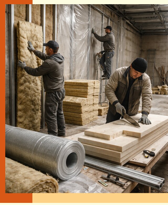 Утепление торгового склада в Видном с энергоэффективными решениями