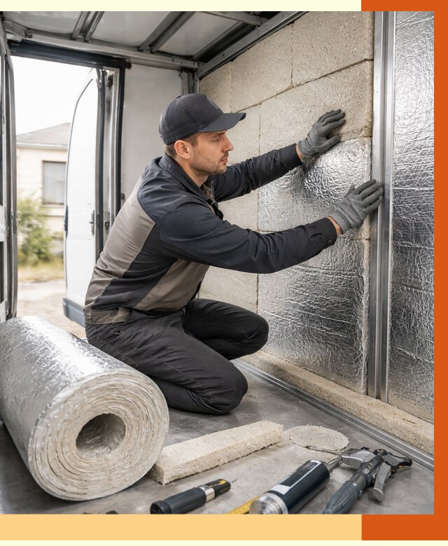 Утепление фургона рефрижератора в Видном от 12938 руб./м² под ключ | ТепломастерВдн