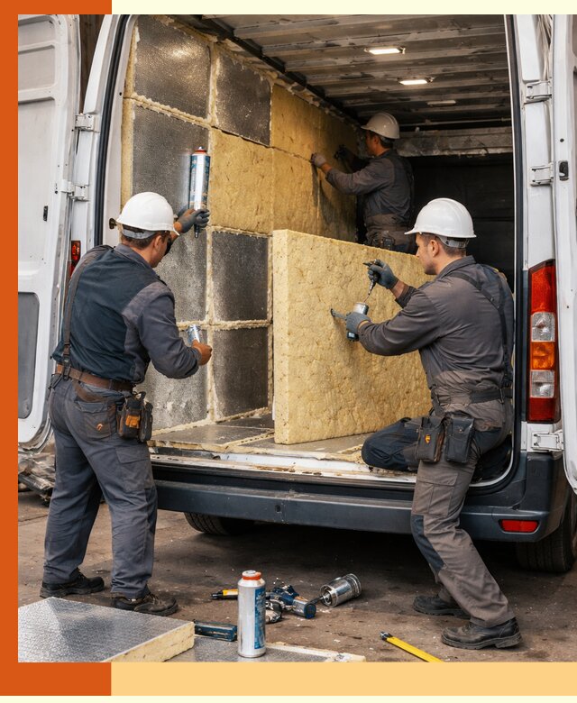 Утепление фургона-рефрижератора в Видном для сохранения температуры