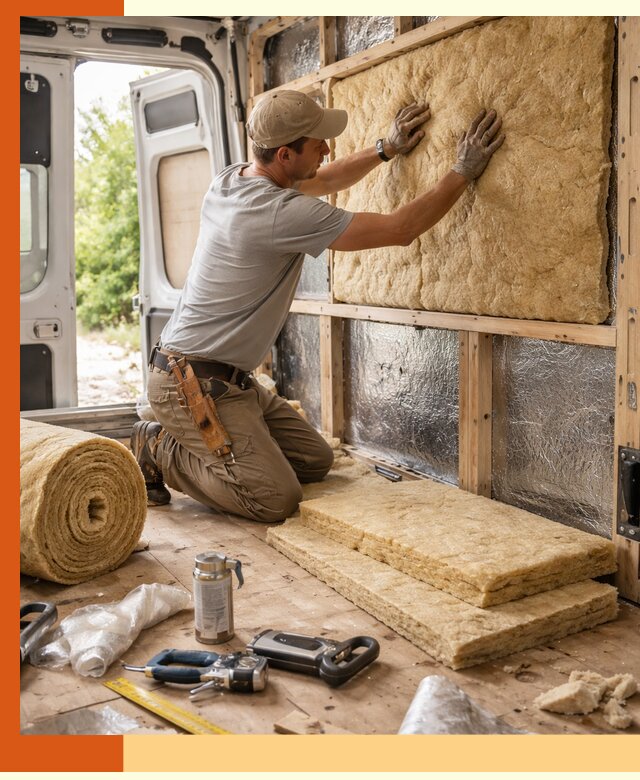 Утепление кемпера под ключ в Видном с гарантией качества