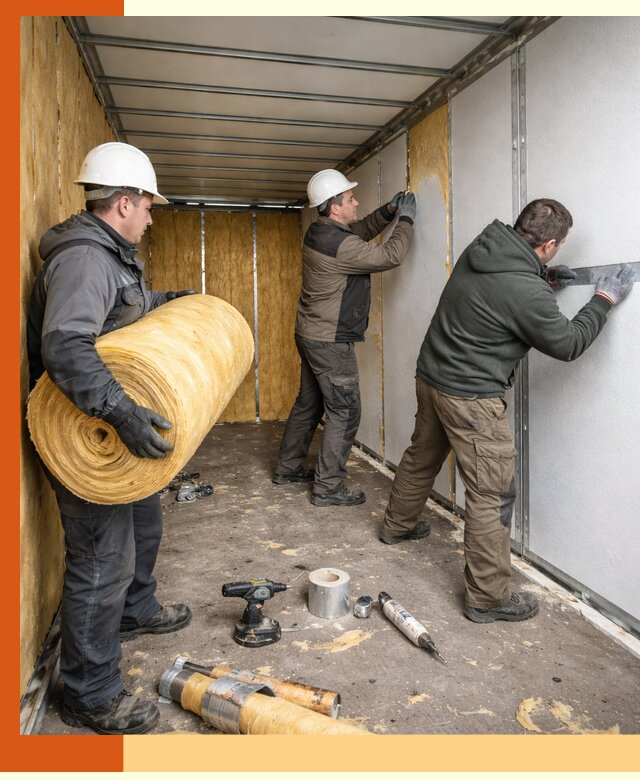 Утепление рефрижераторного контейнера в Видном профессионально и надежно
