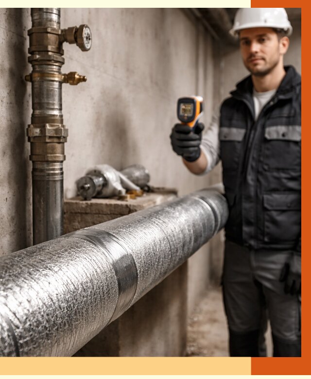 Утепление труб водоснабжения в Видном от 8798 руб. за м² — услуги ТепломастерВдн