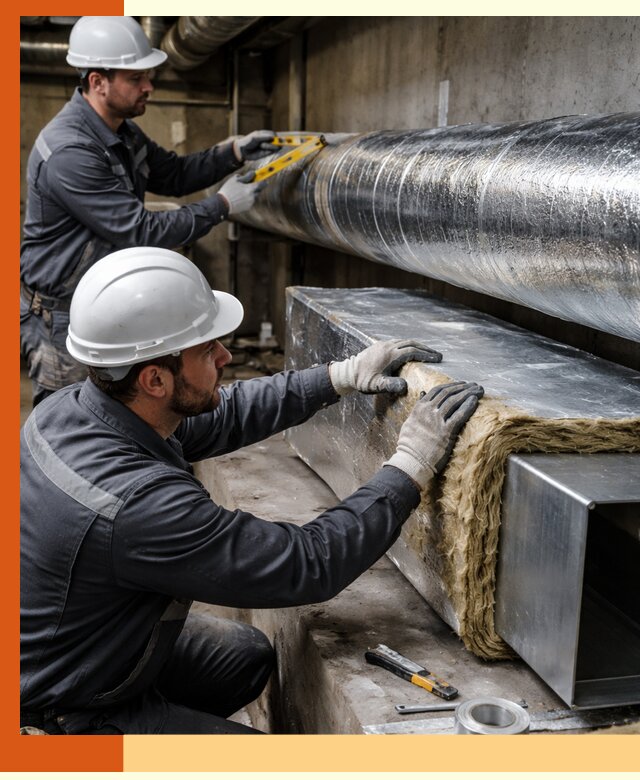 Профессиональное утепление воздуховодов и теплоизоляция в Видном