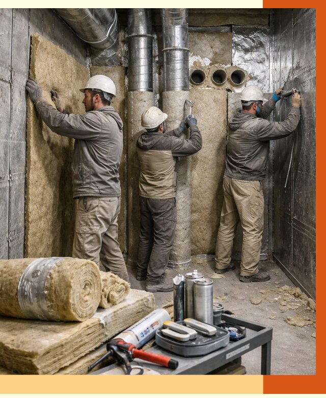 Утепление венткамеры в Видном под ключ от 1501 руб. — профессионально | ТепломастерВдн