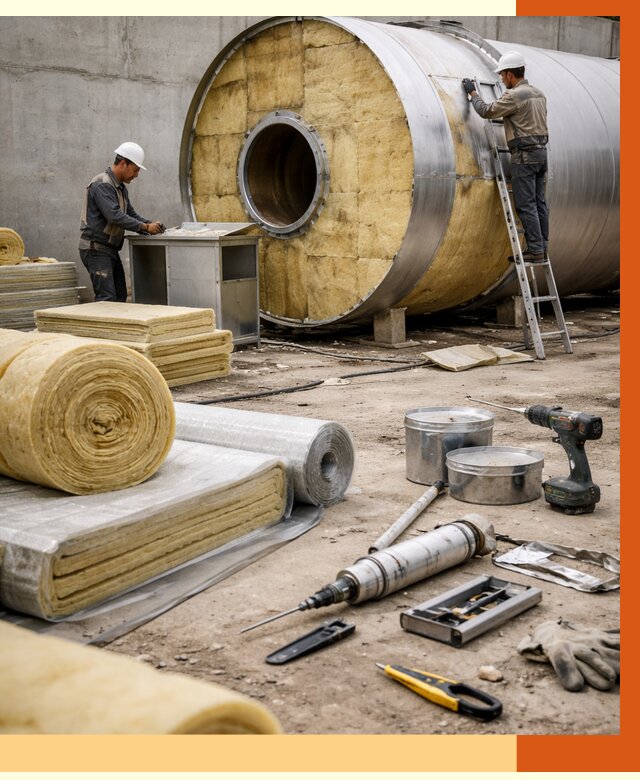 Утепление резервуара с топливом в Видном от 28463 руб. под ключ | ТепломастерВдн