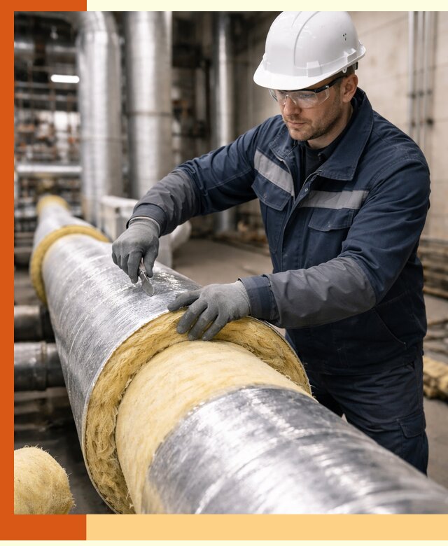 Утепление технологического оборудования и заводских установок в Видном