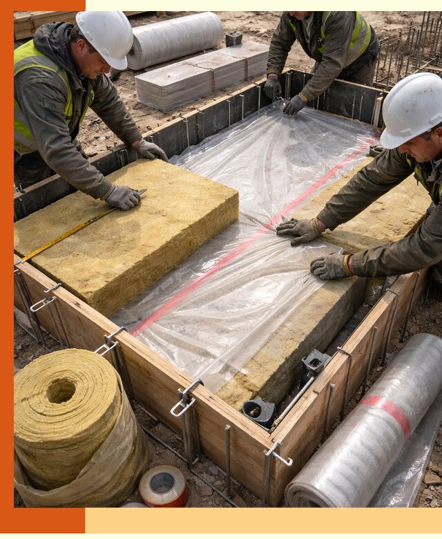 Теплоизоляция опалубки для строительства в Видном