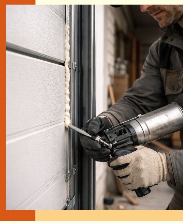 Заполнение пустот ворот в Видном профессионально и герметично