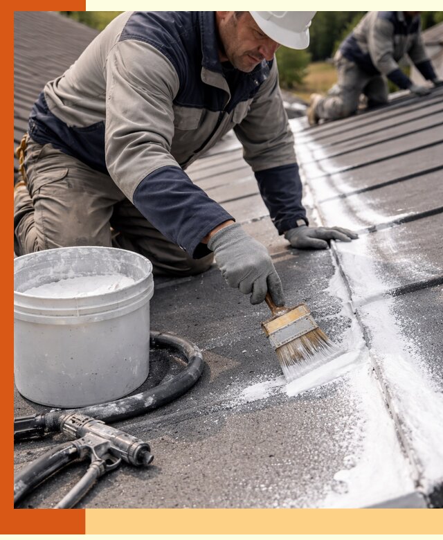 Утепление кровли жидкой теплоизоляцией в Видном