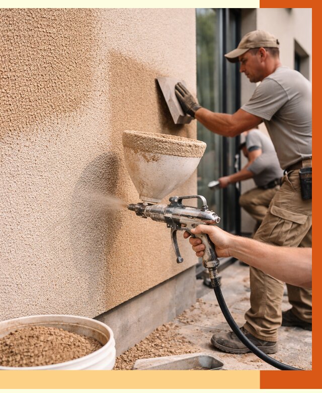 Утепление фасада жидкой пробкой в Видном от 4968 руб./м² под ключ | ТепломастерВдн