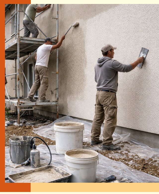 Утепление фасада жидкой пробкой в Видном