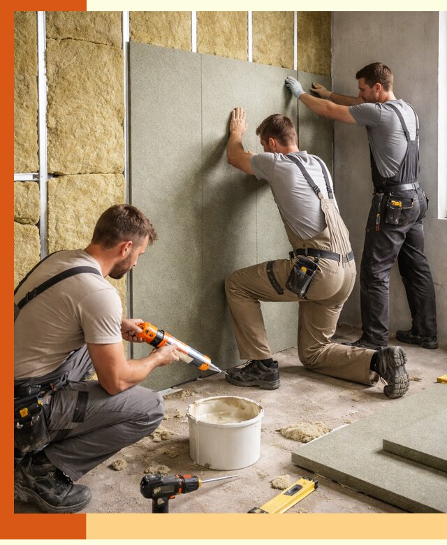 Профессиональная шумоизоляция стен в Видном для квартир и домов