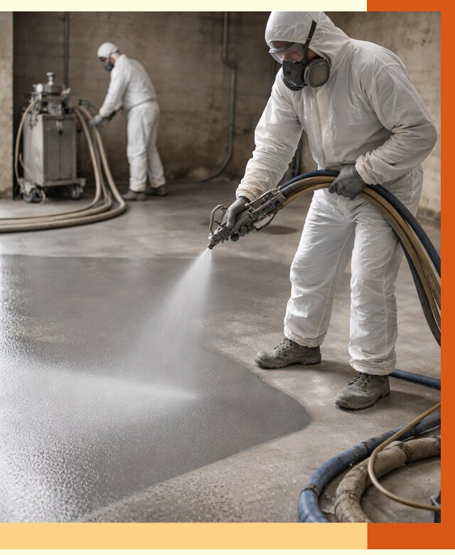 Гидроизоляция полимочевиной в Видном от 8798 руб/м² — напыление полимерной гидроизоляции | ТепломастерВдн