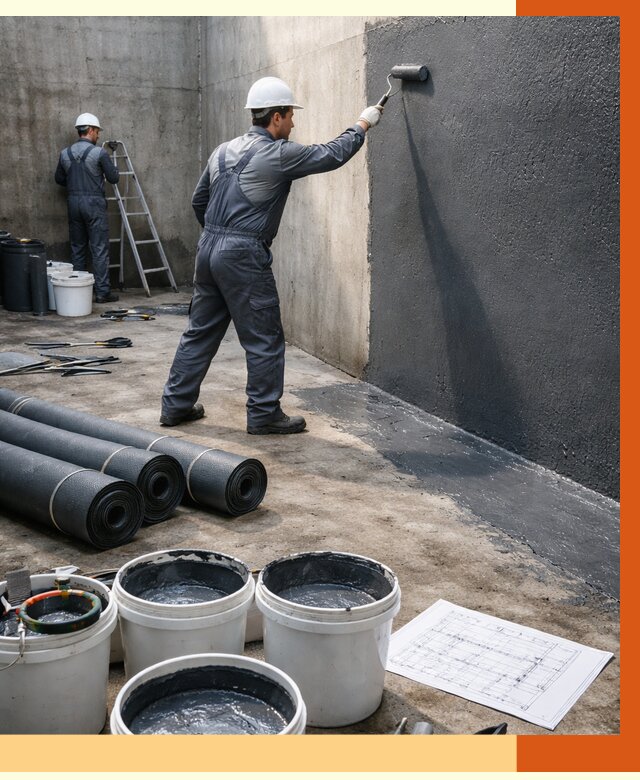 Гидроизоляция резервуара в Видном от 124200 руб. под ключ | ТепломастерВдн