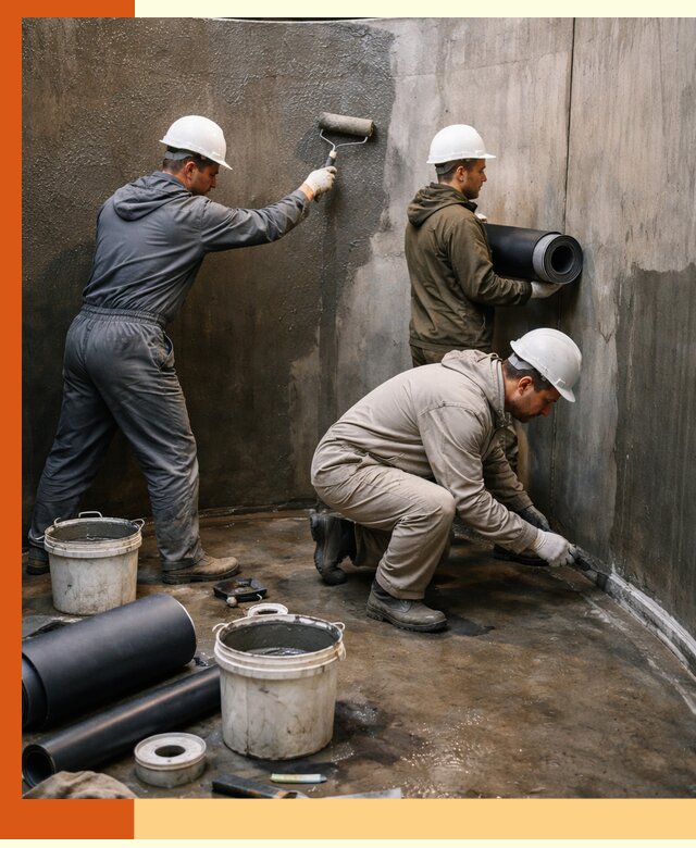 Гидроизоляция резервуара профессионально в Видном