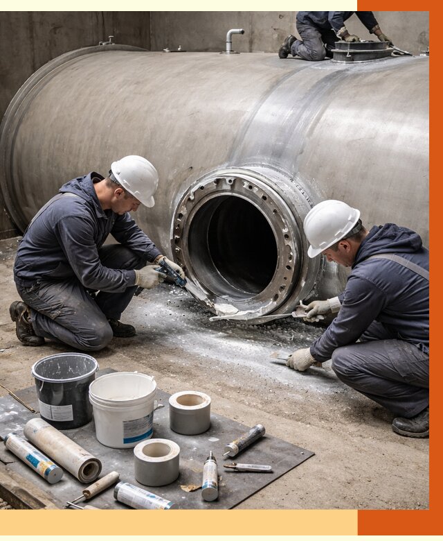 Гидроизоляция резервуара с топливом в Видном от 77625 руб. под ключ | ТепломастерВдн