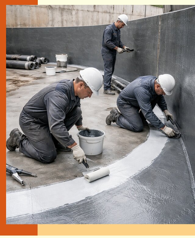 Гидроизоляция резервуара для топлива в Видном