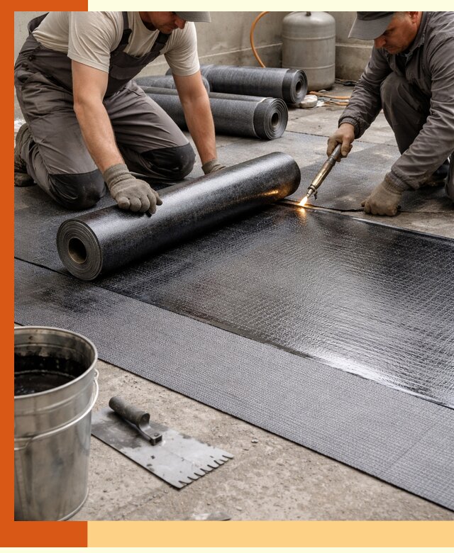 Монтаж гидроизоляционной мембраны в Видном для зданий и конструкций