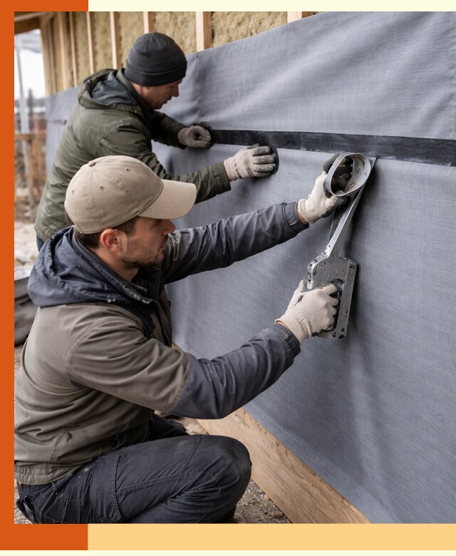 Монтаж ветроизоляции зданий и конструкций в Видном