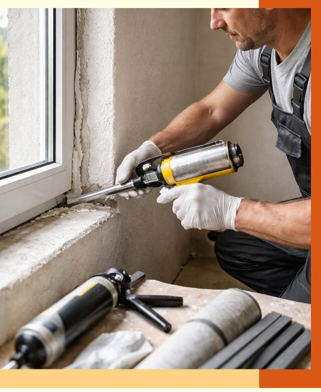 Герметизация стыков и примыканий в Видном от 1242 руб. под ключ | ТепломастерВдн